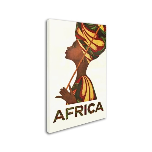 Vintage Apple Collection 'Africa Turban' Canvas Art,12x19